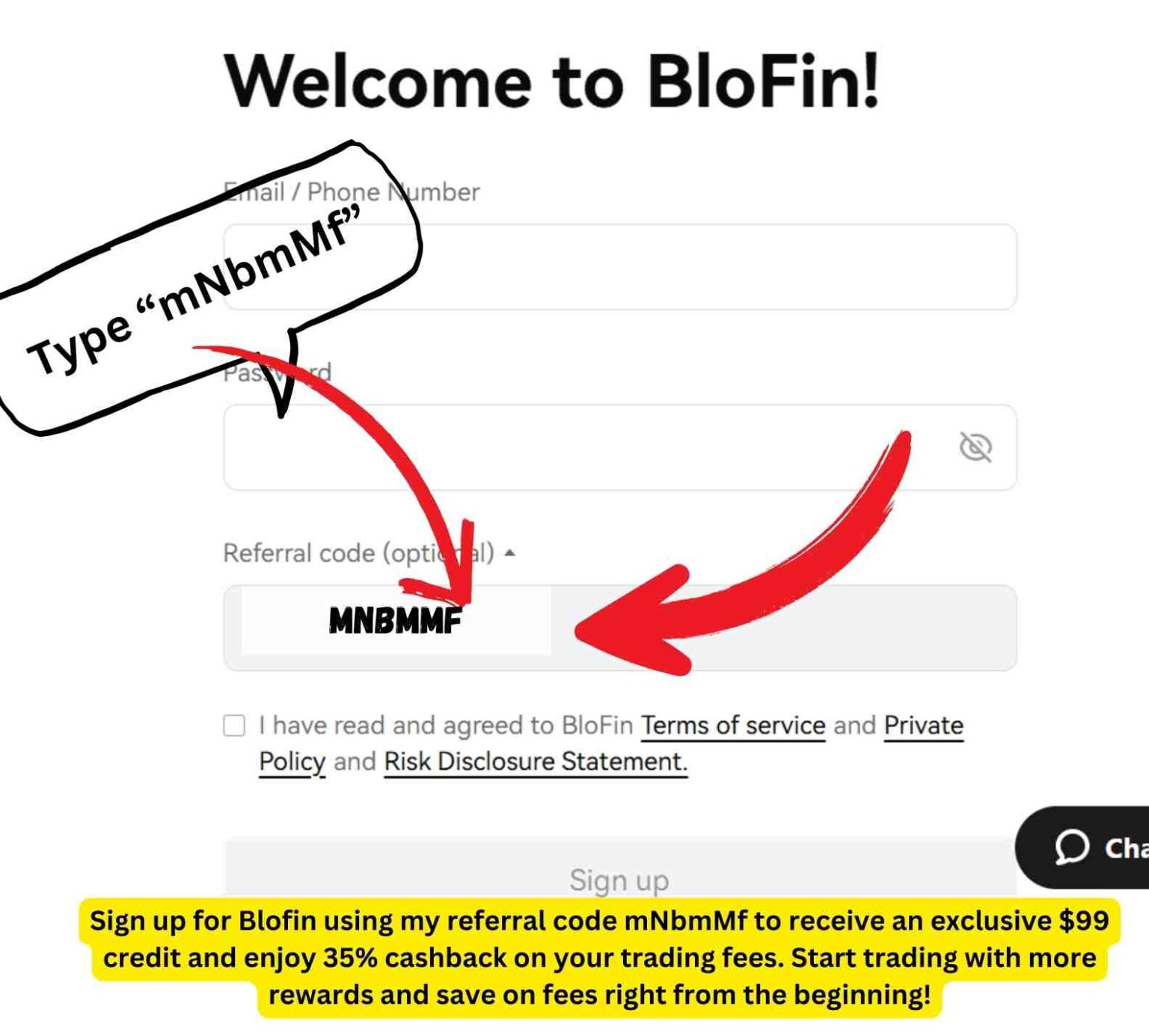 Blofin referral code: mNbmMf