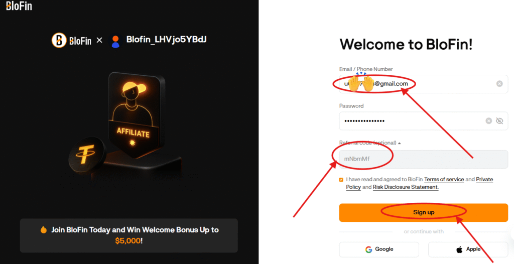 How to Find Blofin Referral Code